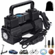Портативный автомобильный компрессор Air Pump XL-1025 12V с цифровым дисплеем, LED-фонариком - изображение 3