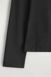 Лонгслів жіночий COS cotton long-sleeved top 1290605003 Eur 36 Чорний - изображение 7