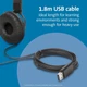 Słuchawki Kensington USB Hi-Fi Black (K97601WW) - obraz 4