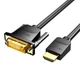 Кабель Vention HDMI-DVI 3м Black (ABFBI) - изображение 2
