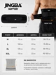 Поддерживающий бандаж для спины с 3-мя ребрами жесткости Jingba Support 7052 Black L (U45002) - изображение 4