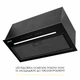 Витяжка повновбудована WEILOR LUNA WBG 56 BLACK - зображення 5