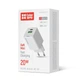 Мережевий зарядний пристрій ColorWay CWCHS062PDWT GaN Mini 20W PD Port PPS USB (Type-C PD + USB QC4.0) White - зображення 5