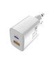 Мережевий зарядний пристрій Sigma mobile PS3301 X-power 33 W GaN, PD, QC (1xUSB-C + 1xUSB-A) White - зображення 4