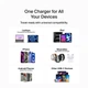 Мережевий зарядний пристрій Belkin WCH-018-HQWH BoostCharge Pro 3-Port GaN Wall Charger 70W White - зображення 4