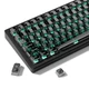 Набір прозорих кейкапів Womier Iceberg Black 115 шт. MDA Profile, PBT, UV Printing - зображення 3
