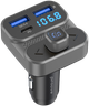 FM-модулятор/дисплей 36W USB-A/USB-C PD+QC3.0 Proove Luxor SE gray (FMLX20120003) UA - зображення 3