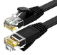 Патч-корд Ugreen NW102 Cat 6 U/UTP Lan Flat Cable 3m (Black) (50175) - изображение 1