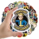 Набір наклейок Волт-Бой / Vault Boy з гри Фол-аут / Fallout - зображення 3