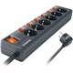 Сетевой фильтр питания REAL-EL RS-6 EXTRA 3m, black (EL122300002) - изображение 6