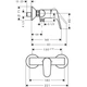 Hansgrohe Focus E Смеситель для душа, хром (31960000) - изображение 4