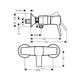 Hansgrohe Metropol Classic Смеситель для душа, хром (31360090) - изображение 2