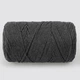 YarnArt Macrame Cotton, Графит №758 - хлопковый шнур 250 г / 225 м для макраме, вязания сумок, кашпо, аксессуаров - изображение 3