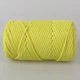 YarnArt Macrame Cord 3mm, Шампань №754 - трикотажный шнур 250 г / 85 м для вязания сумок, игрушек, ковриков, макраме, толстая пряжа - изображение 3