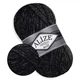 Alize Super Lana Maxi, Антрацит жаспе №800 - толстая полушерстяная пряжа 100 г / 100 м, 25% шерсть / 75% акрил, для объемных изделий, СуперЛана Макси - изображение 1