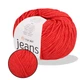 YarnArt Jeans, Красный № 26 – пряжа нити для вязания спицами и крючком (игрушки, одежда), 55% хлопок, 45% акрил, 50 г/160 м, полухлопок Ярнарт джинс - изображение 1