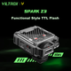 VILTROX Spark Z3-F (версія Fuji - Gunmetal Gray), спалах-гарячий башмак, автоматичний TTL-спалах для камери, потужний легкий портативний заповнюючий ліхтар, ліхтар для зовнішньої фотозйомки - зображення 4
