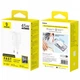 Сетевое зарядное устройство Baseus EnerFill FN22 GaN 45W Type-C (PD 3.0 / QC 3.0), быстрая зарядка, White - изображение 4