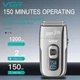 Электробритва VGR V-332 Silver, двойное лезвие, встроенный триммер, LED дисплей (10654) - изображение 2