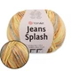 Пряжа YarnArt Jeans Splash, №950, 55% хлопок / 45% акрил, 160 м / 50 г, меланжевая цветная нить для демисезонных изделий, ЯрнАрт Джинс Сплеш - изображение 1