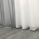 Шифоновые шторы с ламбрекеном серого цвета на тасьме ALBO 000354038 - изображение 6