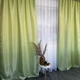 Шторы из монорея салатового цвета на тасьме 2шт. 150х270 ALBO (pbe0052475) - изображение 5