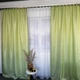Шторы из монорея салатового цвета на тасьме 2шт. 150х270 ALBO (pbe0052475) - изображение 6