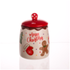 Банка для сипких продуктів порцелянова з кришкою 9x13 см для кухні Merry Christmas HM-2712 - зображення 1