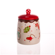Банка для сипких продуктів порцелянова з кришкою 9x13 см для кухні Merry Christmas HM-2712 - зображення 4