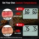 Кулинарный термометр TempPro TempTrack для мяса BBQ духовки, щуп 300°C, таймер, LCD - изображение 2