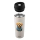 Термокружка ARDESTO Coffee Time Maltipoo 450мл, нержавіюча сталь, бежевий (AR2645MP) - изображение 5