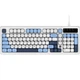 Клавиатура Ajazz AF98 Black USB-C Glacier Blue (AF98-GB) - изображение 1