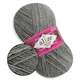 Alize Superwash, Серый меланж №21 - тонкая тёплая пряжа для носков и аксессуаров, 100 г / 420 м, 75% шерсть Superwash / 25% полиамид, Супервош - изображение 1