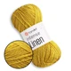 YarnArt Intense Linen, Лимонный мусс №4117 - пряжа лен с лиоцелем, 50 г / 175 м, для летних топов и ажурных изделий - изображение 1