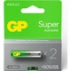 Батарейка Gp AAA LR3 Super Alcaline * 2 (24A21-SB2 / 4891199218040) - изображение 2
