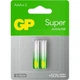 Батарейка Gp AAA LR3 Super Alcaline * 2 (24A-U2 / 4891199000041) - зображення 1