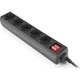 Мережевий фільтр живлення REAL-EL RS-PROTECT M 10m, black (EL122300037) - зображення 4