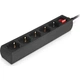 Мережевий фільтр живлення REAL-EL RS-PROTECT M 10m, black (EL122300037) - зображення 5