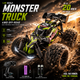 Машинка на радиоуправлении S757 Monster Truck 1:20 4WD до 20 км/ч, RC багги-внедорожник 2.4 GHz с аккумулятором - изображение 2