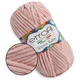 Пряжа плюшева Етрофіл Йонка Бебі, Etrofil Yonca Baby, Пудра №70318, 100 г/120 м, поліестер, для в'язання спицями та гачком, для іграшок, пледів - зображення 1
