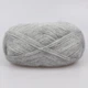 Nako Mohair Delicate, Светло-серый №195 - пряжа Мохер Деликат 100 г / 500 м, 85% акрил, 10% шерсть, 5% мохер, тонкая, для шалей, свитеров - изображение 3