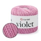 Пряжа YarnArt Violet Нежно-розовый №5046, ЯрнАрт Виолет турецкая нить для вязания 100% хлопок для игрушек, пинеток, пледов и одежды крючком - изображение 1