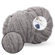 Lady Yarn Chunky Blanket, Серый PL157 - толстая плюшевая пряжа Чанки Бланкет, 300 г / 33 м, для пледов и объемных изделий - изображение 1