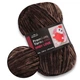 Плюшевая пряжа Premium Yarn Baby Love, Коричневый №336, 100% полиэстер, 100г/120м, для вязания игрушек, детской одежды, пледов, амигуруми - изображение 1