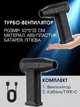 Портативный аккумуляторный турбовентилятор Mini Jet Fan мощная воздуходувка для пыли снега Черный - изображение 5