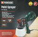 Электрический краскопульт Parkside Paint Sprayer мощностью 400 Вт с емкостью для краски 900 мл - изображение 2