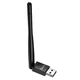 Беспроводной USB Wi-Fi адаптер Hoco HI37 для компьютера и ноутбука с внешней антенной Черный - изображение 2