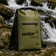 Герморюкзак водонепроницаемый 25 л герметичный Water Proof Bag TY-7563 оливковый-черный - зображення 1