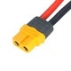 Кабель силовой XT60H-F XT60 23см 14AWG 30А, маркировка 12AWG, мама - изображение 2