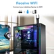 Двохдіапазонний бездротовий AX1800 WiFi-приймач FENVI 1800 Мбіт/с WiFi 6 USB адаптер, 2,4 ГГц/5 ГГц, USB 3.0 адаптер, мережна карта для ноутбука/ПК з Windows 10/11 Black (FU-AX1800) - зображення 4
